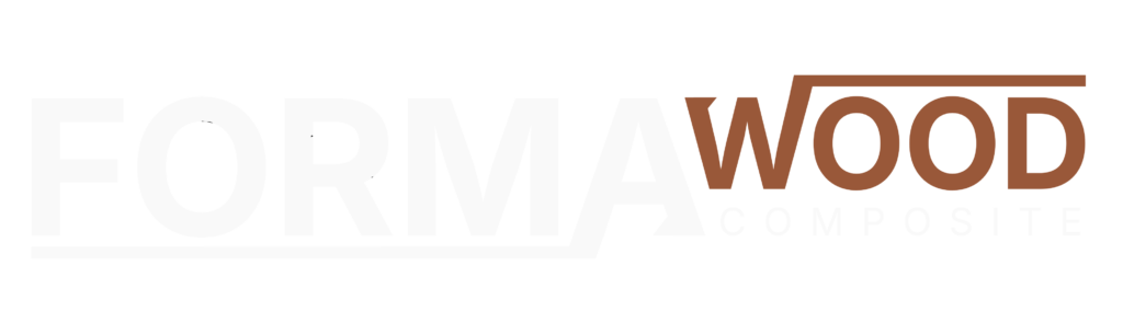 Formawood Composite logo - White - Australian manufacturer brand of WPC decking, cladding, fencing and more