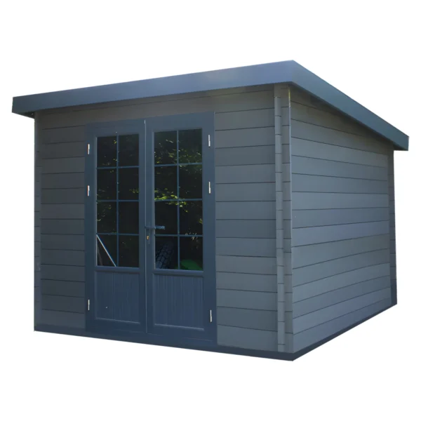 FormaWood compact WPC garden shed outdoor composite storage shed for tools and equipment