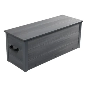 FormaWood WPC outdoor storage unit with composite panels and modern garden storage design